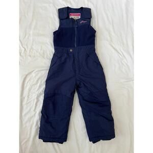 Snozu girls size 5T navy blue zip up snowpants